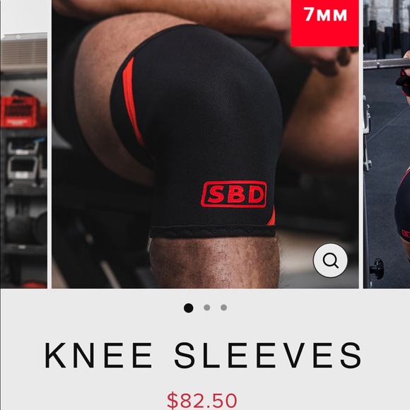 SBD 7MM Knee Sleeves Powerlifting xxxs - Picture 4 of 4